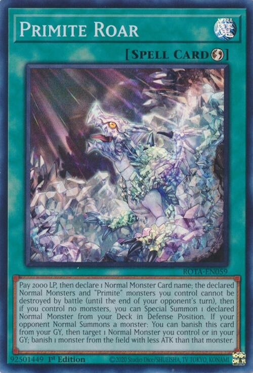 Primite Roar (ROTA-EN059)  Super Rare