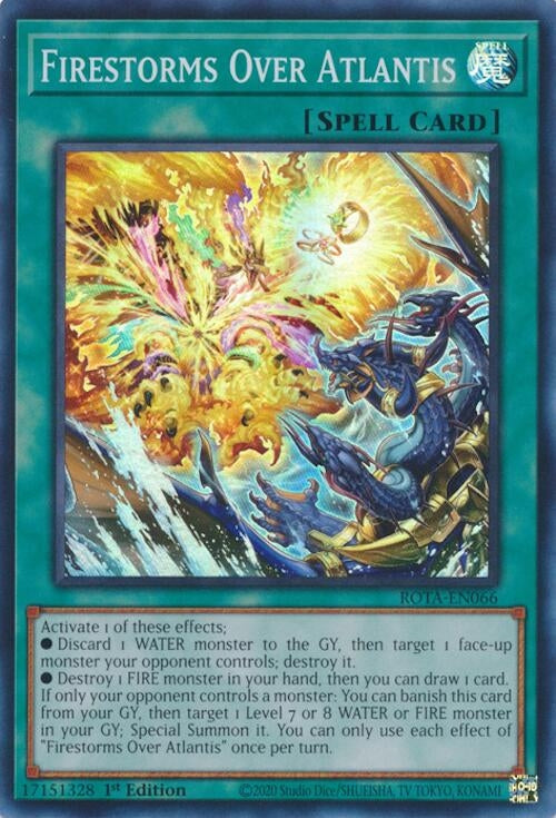 Firestorms Over Atlantis (ROTA-EN066)  Super Rare