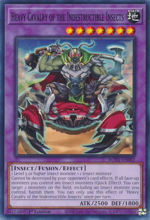 Heavy Cavalry of the Indestructible Insects (ROTA-EN082)  Common