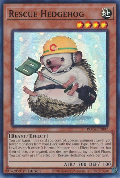Rescue Hedgehog (ROTA-EN097)  Super Rare