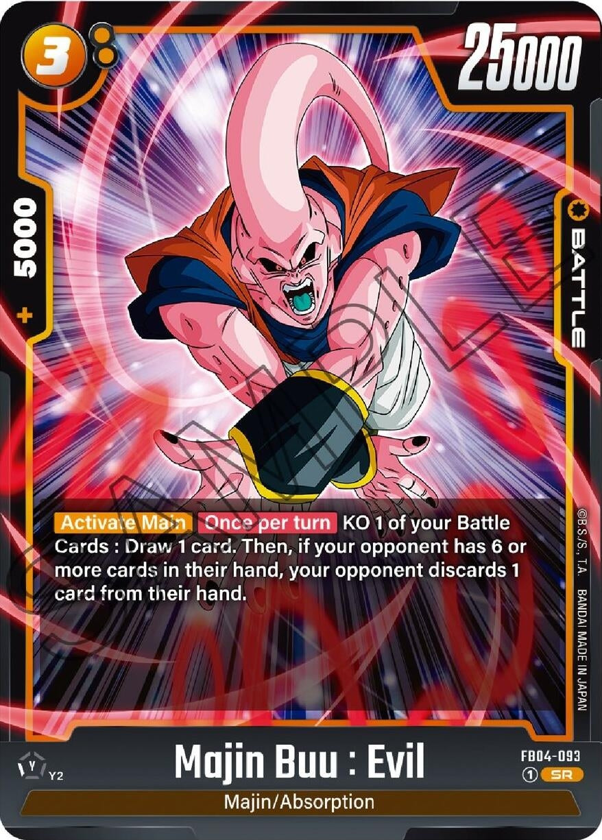 (FB04-093) Majin Buu : Evil - Super Rare