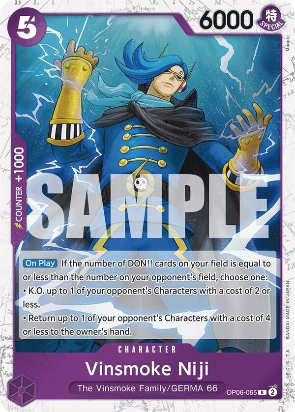 (OP06-065) Vinsmoke Niji (Jolly Roger Foil) - Rare