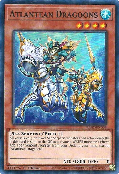 Atlantean Dragoons (RA03-EN006)  Super Rare