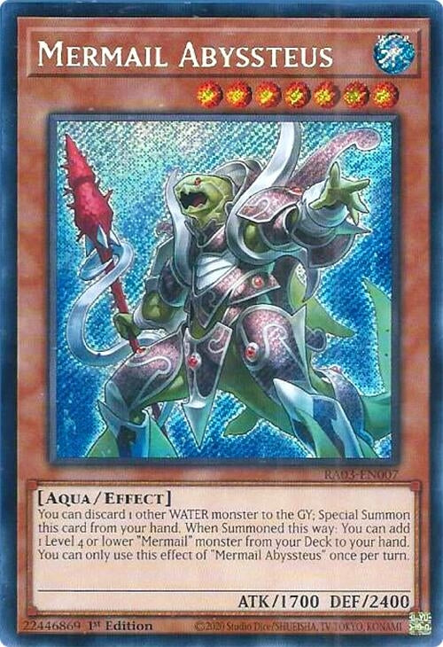 Mermail Abyssteus  (RA03-EN007)  Secret Rare