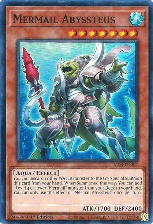 Mermail Abyssteus (RA03-EN007)  Super Rare