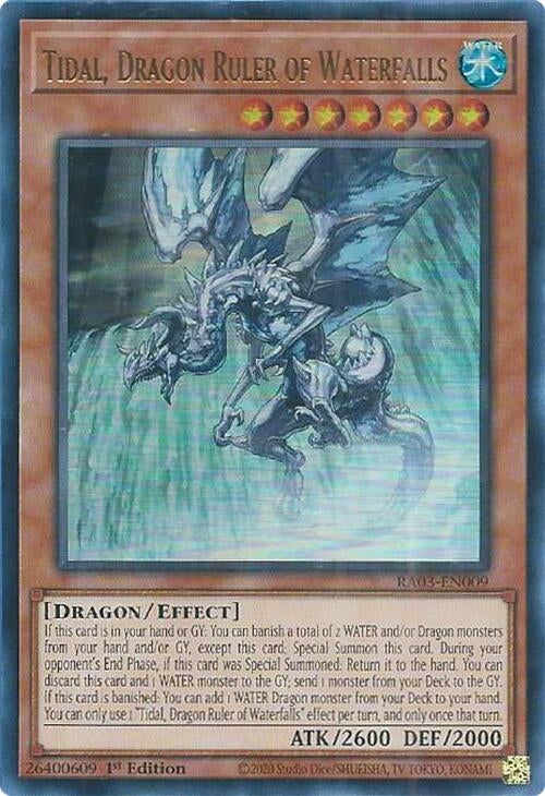 Tidal, Dragon Ruler of Waterfalls  (RA03-EN009)  Ultra Rare