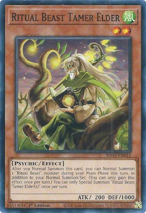 Ritual Beast Tamer Elder (RA03-EN012)  Super Rare