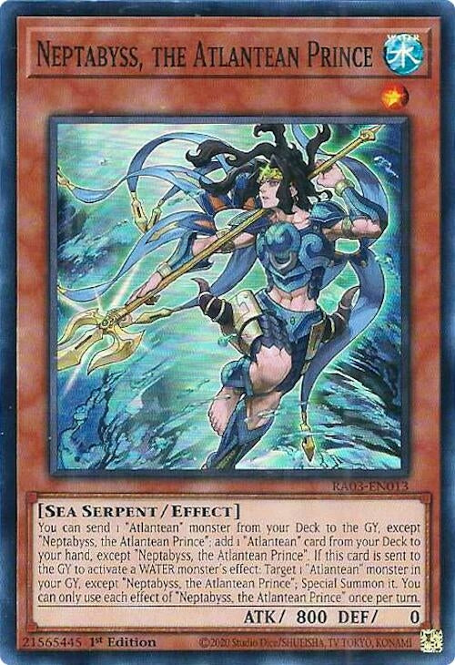 Neptabyss, the Atlantean Prince (RA03-EN013)  Super Rare