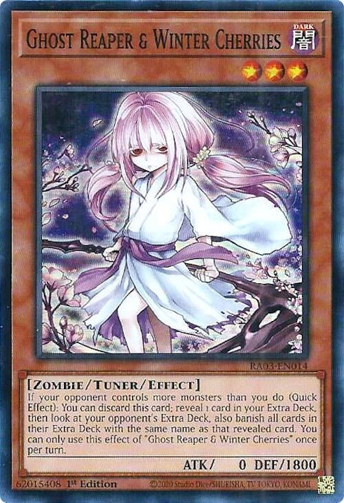 Ghost Reaper & Winter Cherries (Alternate Art) (RA03-EN014)  Super Rare