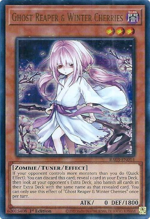 Ghost Reaper & Winter Cherries (Alternate Art)  (RA03-EN014)  Ultra Rare