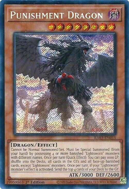 Punishment Dragon  (RA03-EN015)  Secret Rare