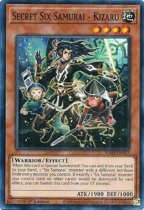 Secret Six Samurai - Kizaru (RA03-EN017)  Super Rare