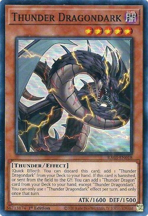 Thunder Dragondark (RA03-EN018)  Super Rare