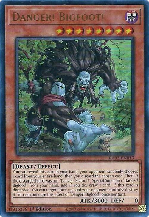 Danger! Bigfoot!  (RA03-EN019)  Ultra Rare