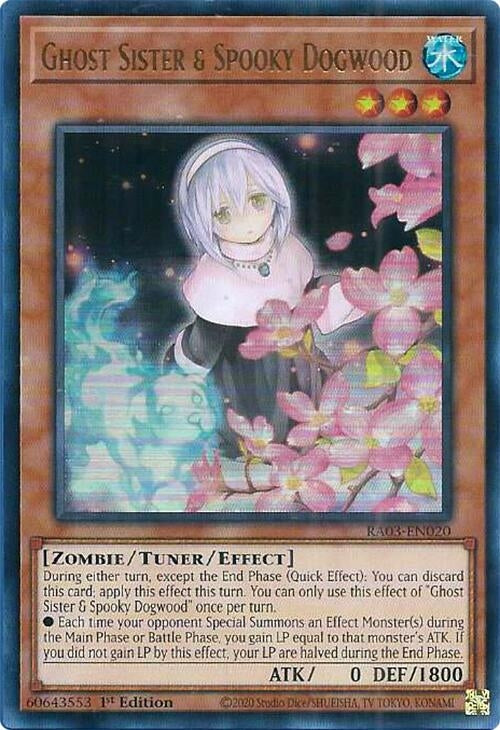 Ghost Sister & Spooky Dogwood (Alternate Art)  (RA03-EN020)  Ultra Rare
