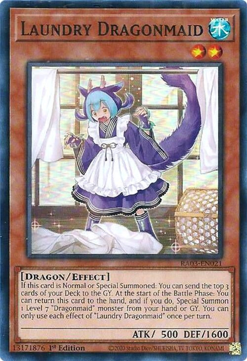 Laundry Dragonmaid (RA03-EN021)  Super Rare