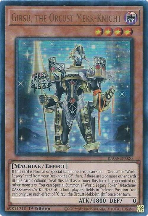 Girsu, the Orcust Mekk-Knight  (RA03-EN026)  Ultra Rare