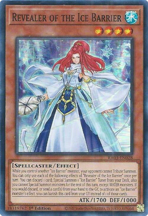 Revealer of the Ice Barrier (RA03-EN028)  Super Rare