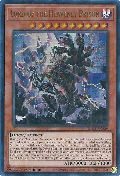 Lord of the Heavenly Prison  (RA03-EN029)  Ultra Rare