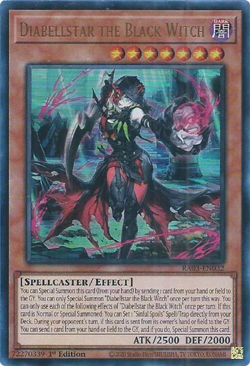 Diabellstar the Black Witch  (RA03-EN032)  Ultra Rare