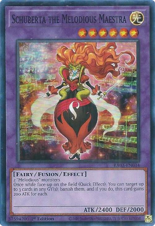 Schuberta the Melodious Maestra (RA03-EN034)  Super Rare