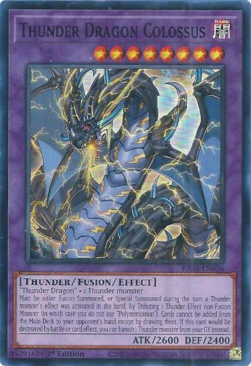 Thunder Dragon Colossus (RA03-EN036)  Super Rare