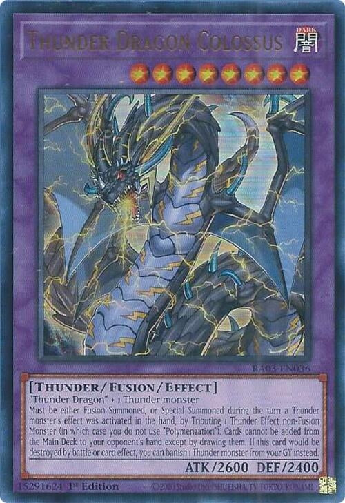 Thunder Dragon Colossus  (RA03-EN036)  Ultra Rare