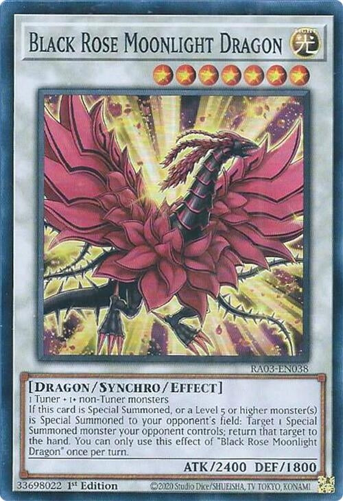 Black Rose Moonlight Dragon (RA03-EN038)  Super Rare