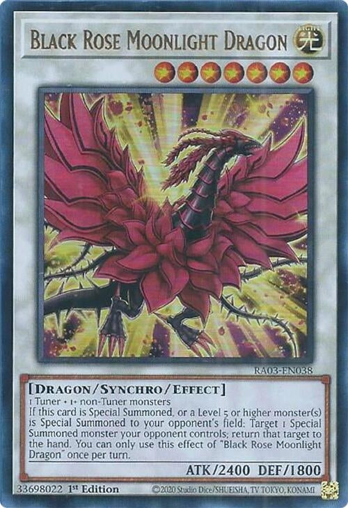 Black Rose Moonlight Dragon  (RA03-EN038)  Ultra Rare