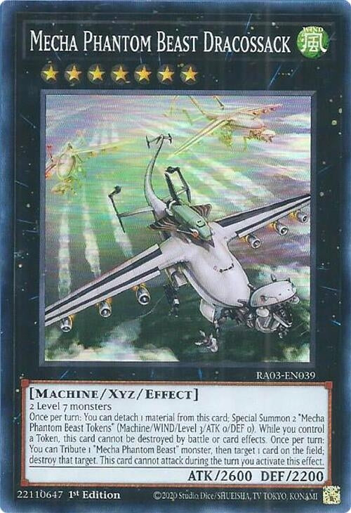 Mecha Phantom Beast Dracossack (RA03-EN039)  Super Rare
