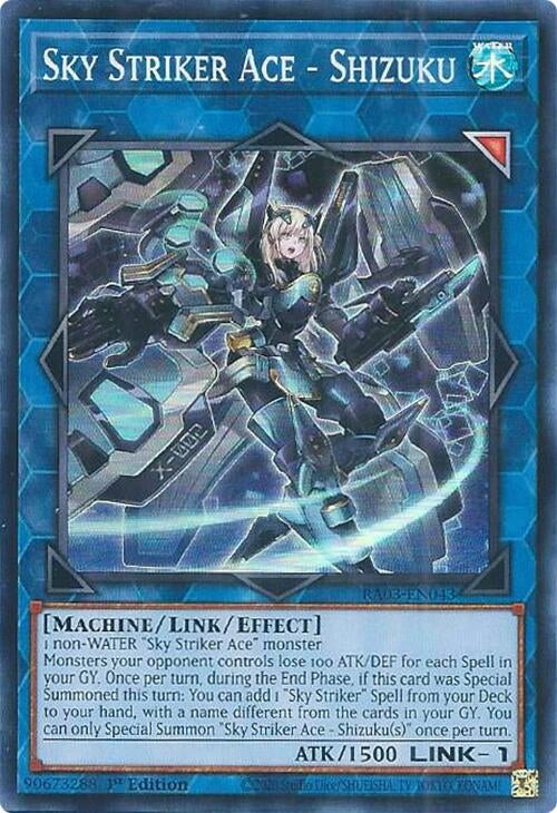 Sky Striker Ace - Shizuku (RA03-EN043)  Super Rare