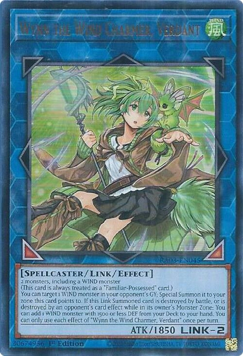 Wynn the Wind Charmer, Verdant  (RA03-EN045)  Ultra Rare