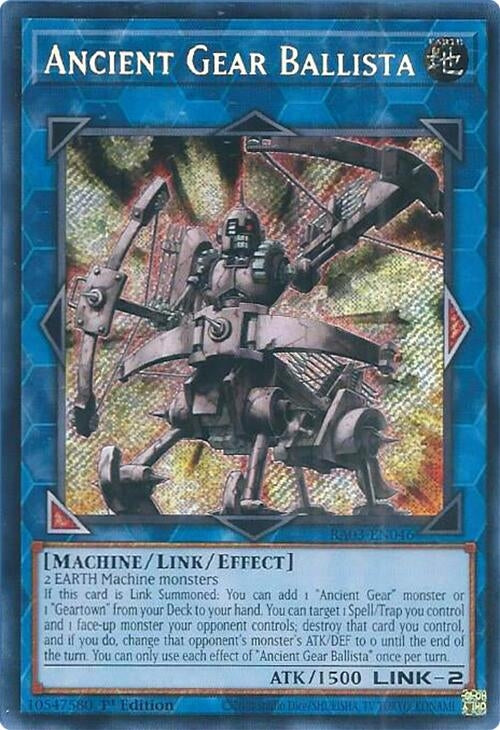 Ancient Gear Ballista  (RA03-EN046)  Secret Rare