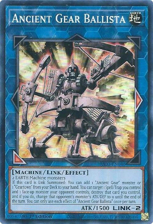 Ancient Gear Ballista (RA03-EN046)  Super Rare