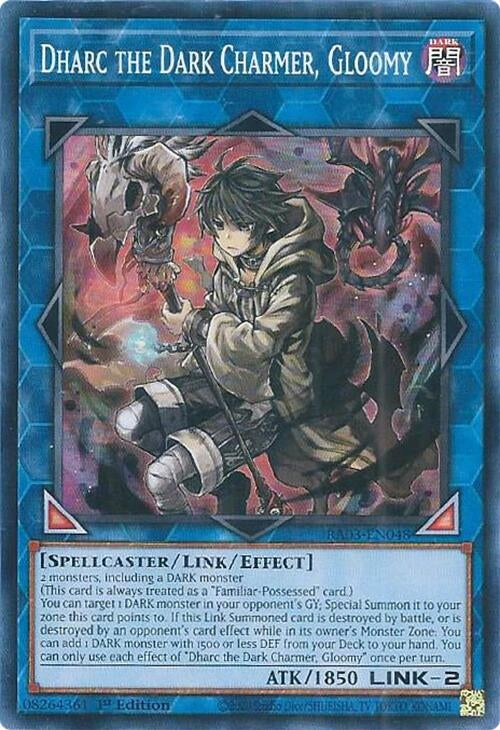 Dharc the Dark Charmer, Gloomy (RA03-EN048)  Super Rare