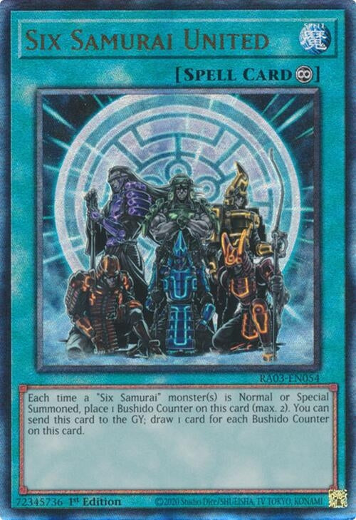 Six Samurai United  (RA03-EN054)  Prismatic Ultimate Rare