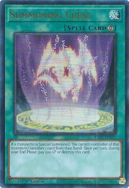 Summoning Curse  (RA03-EN057)  Ultra Rare