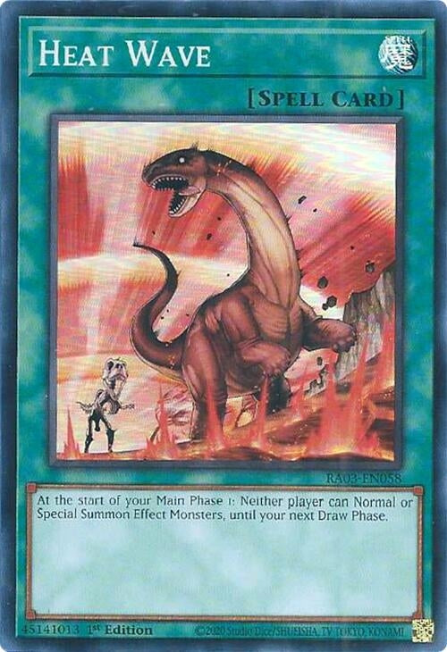 Heat Wave (RA03-EN058)  Super Rare
