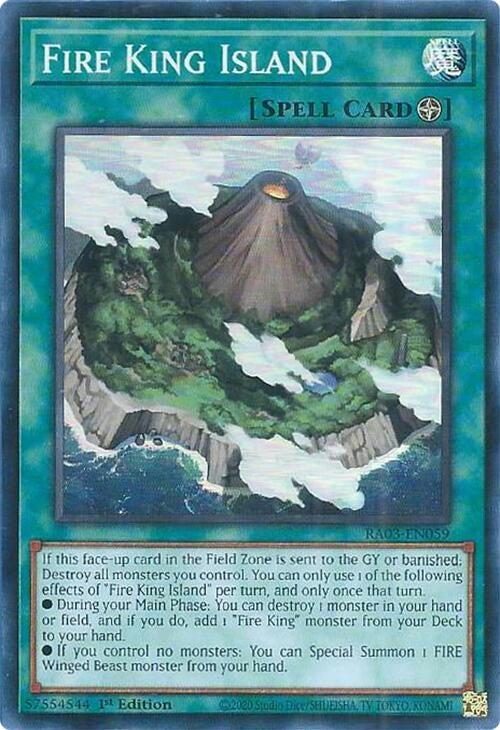 Fire King Island (RA03-EN059)  Super Rare
