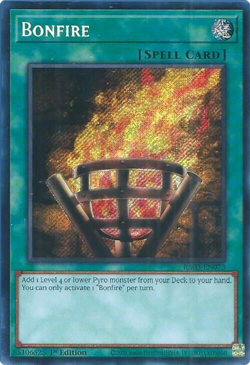 Bonfire (RA03-EN073) Secret Rare
