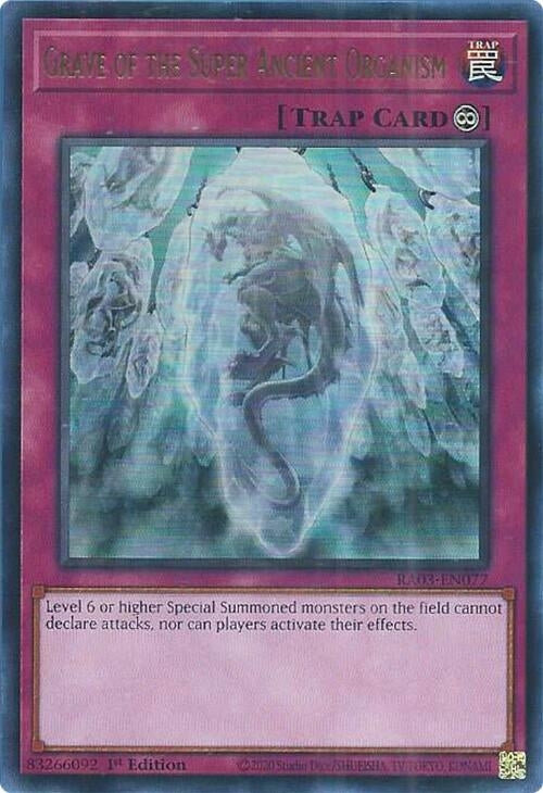 Grave of the Super Ancient Organism  (RA03-EN077)  Ultra Rare