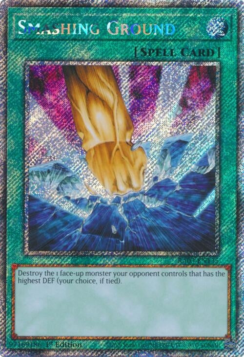 Smashing Ground  (RA03-EN135)  Platinum Secret Rare