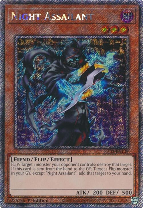 Night Assailant  (RA03-EN139)  Platinum Secret Rare