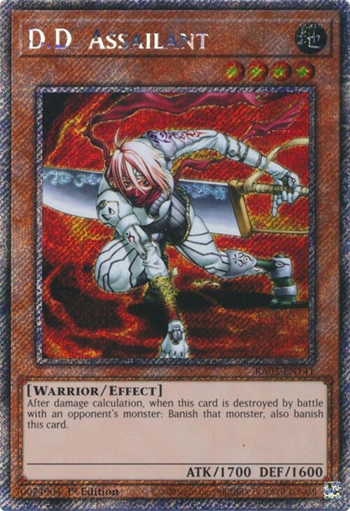 D.D. Assailant  (RA03-EN141)  Platinum Secret Rare