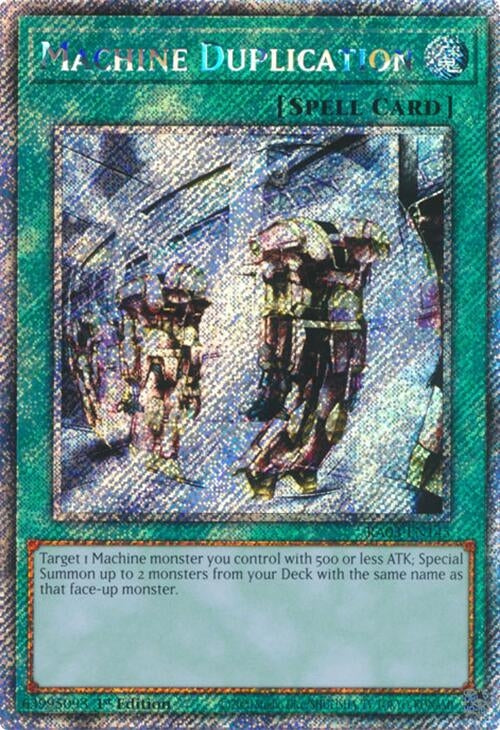 Machine Duplication  (RA03-EN145)  Platinum Secret Rare