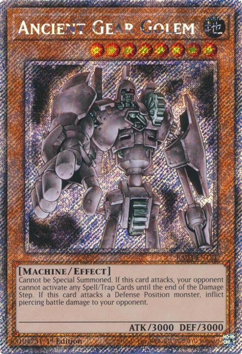 Ancient Gear Golem  (RA03-EN151)  Platinum Secret Rare