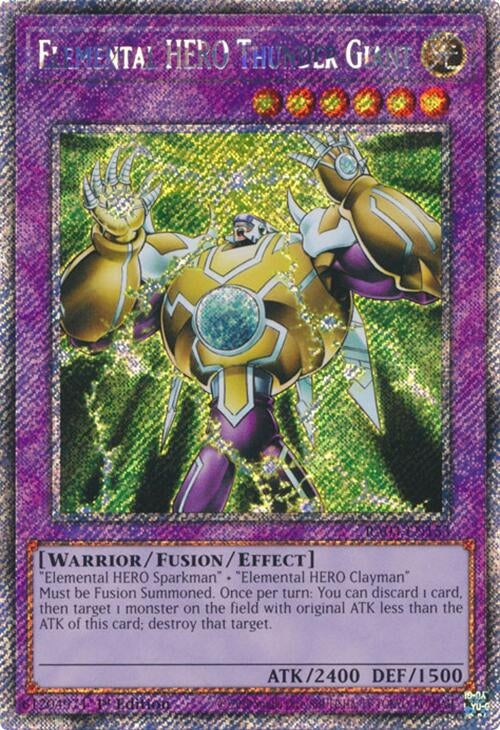 Elemental HERO Thunder Giant  (RA03-EN153)  Platinum Secret Rare