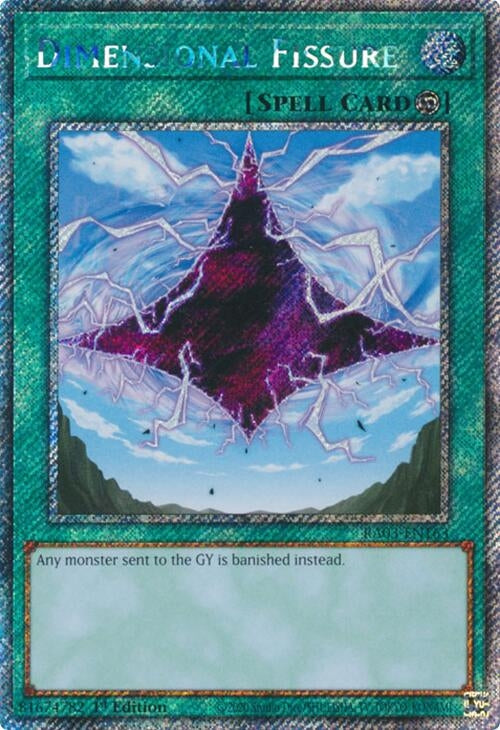 Dimensional Fissure  (RA03-EN163)  Platinum Secret Rare