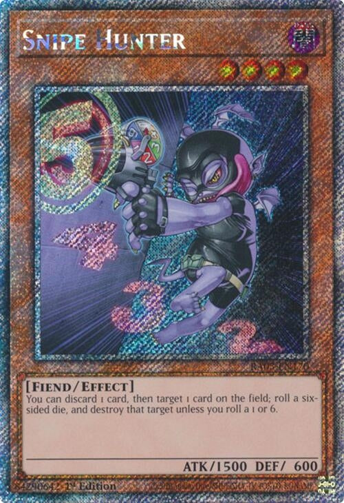 Snipe Hunter  (RA03-EN170)  Platinum Secret Rare