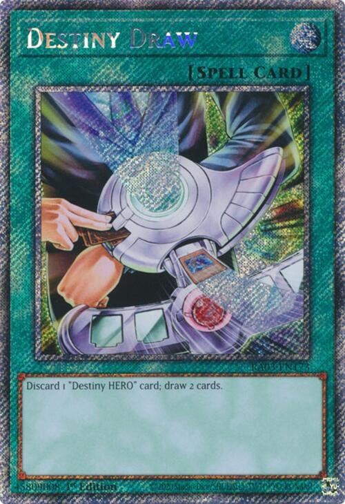 Destiny Draw  (RA03-EN173)  Platinum Secret Rare